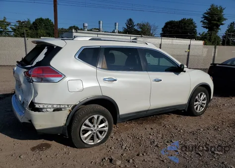 2016 Nissan Rogue S из США, поврежденный, VIN KNMAT2MV9GP646457